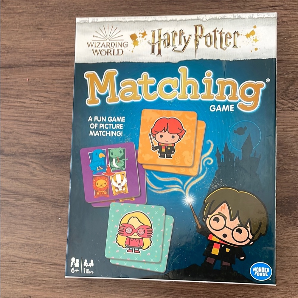 Wonder Forge Wizarding Harry Potter Matching Children Game Ages 6+
